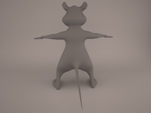 Cartoon mouse 3D Model