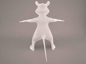 Cartoon mouse 3D Model