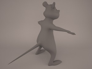 Cartoon mouse 3D Model