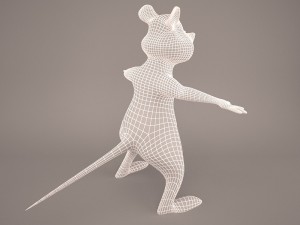 Cartoon mouse 3D Model