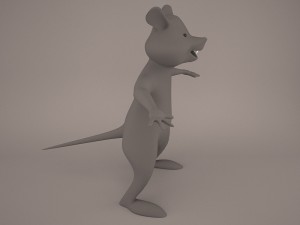 Cartoon mouse 3D Model