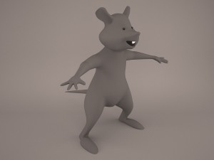 Cartoon mouse 3D Model