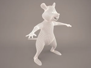 Cartoon mouse 3D Model