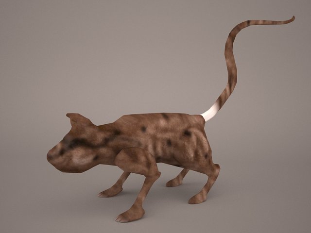 Mouse 3D Model .c4d .max .obj .3ds .fbx .stl .blend 