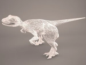 Deinonychus 3D Model