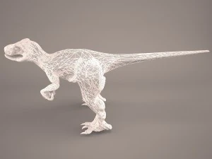 Deinonychus 3D Model