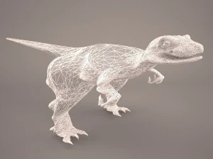 Deinonychus 3D Model