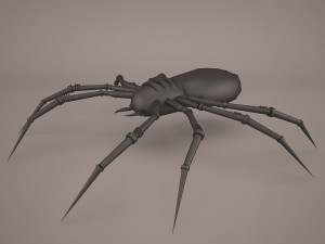 Cartoon spider 3D Model