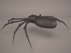 Cartoon spider 3D Model