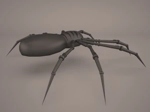 만화 거미 3D 모델