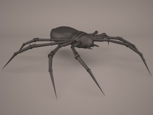 Cartoon spider 3D Model