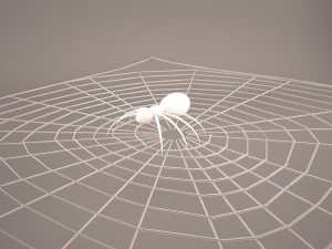 cartoon spider Model 3D