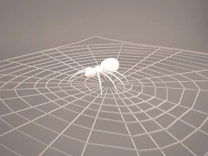 cartoon spider 3D Model
