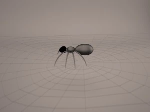 cartoon spider 3D Model