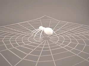 cartoon spider 3D Model