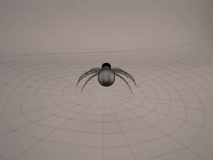 cartoon spider 3D Model