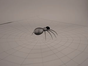cartoon spider 3D Model