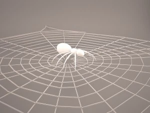 cartoon spider 3D Model