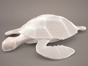 Cartoon turtle 3D Model