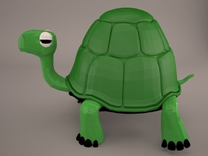 Cartoon turtle 1 Model 3D