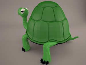 Cartoon turtle 1 Model 3D