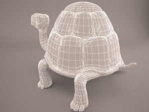 Cartoon turtle 1 Model 3D
