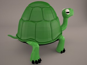 Cartoon turtle 1 Model 3D