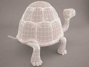 Cartoon turtle 1 Model 3D