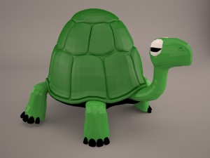 Cartoon turtle 1 Model 3D