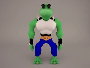 мультфильм черепаха 3D Модель