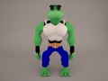 Cartoon Turtle 3D Model