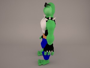 cartoon turtle Model 3D