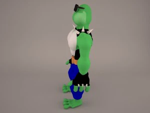 cartoon turtle 3D Model