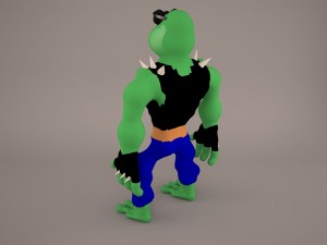 cartoon turtle Model 3D
