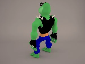 cartoon turtle 3D Model