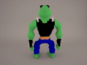 cartoon turtle 3D Model