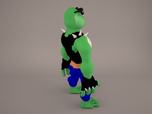 cartoon turtle Model 3D