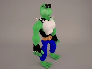 cartoon turtle 3D Model
