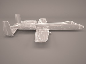 A-10C Thunderbolt II 3D Model