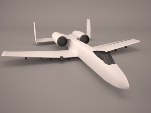 A-10C Thunderbolt II 3D Model