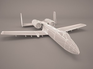 A-10C Thunderbolt II 3D Model