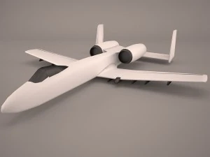 A-10C Thunderbolt II 3D Model