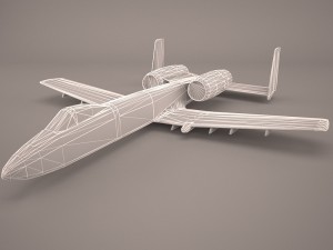 A-10C Thunderbolt II 3D Model