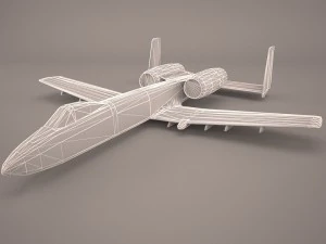 A-10C Thunderbolt II 3D Model