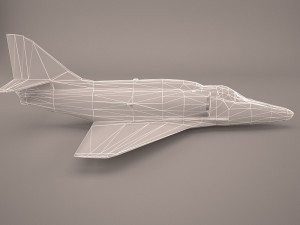 Douglas A-4D Skyhawk V10 RAN Model 3D