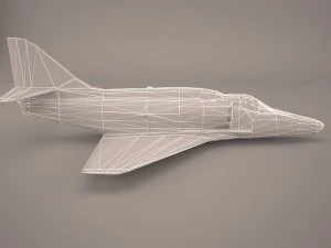 Douglas A-4D Skyhawk V10 RAN 3D Model