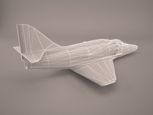 Douglas A-4D Skyhawk V10 RAN Model 3D