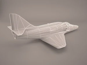 Douglas A-4D Skyhawk V10 RAN 3D Model