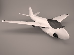 Northrop Grumman EA-6B Prowler Modelo 3D