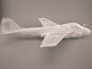 Northrop Grumman EA-6B Prowler Modelo 3D